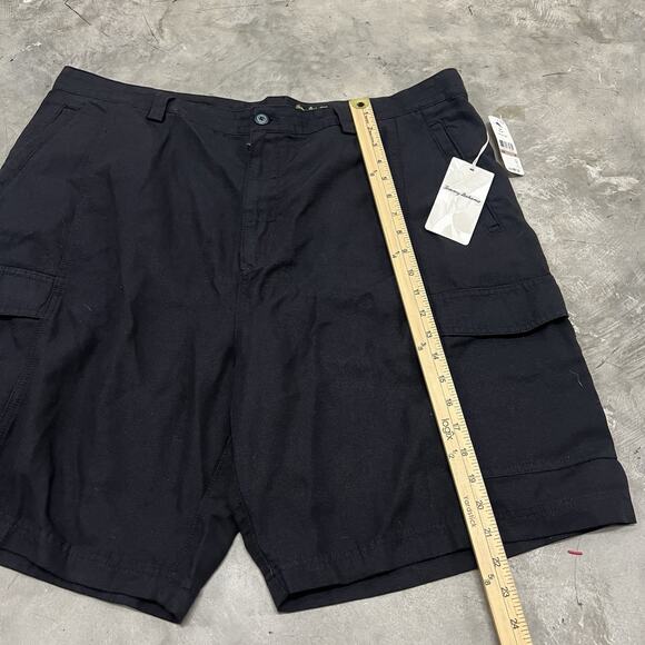 NWT TOMMY BAHAMA KEY GRIP BLUE TAHOE 9.5 CARGO TENCEL COTTON SHORTS MENS 42 - Picture 2 of 9